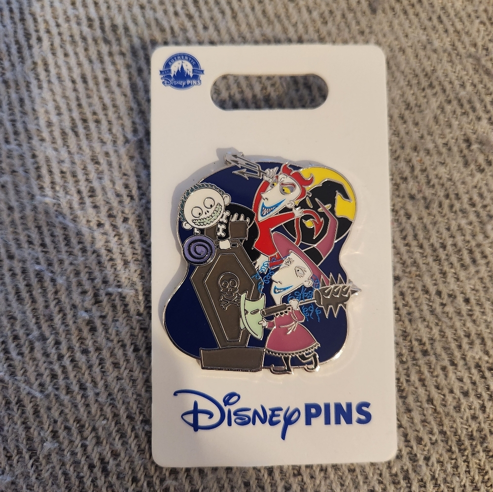 Disney Nightmare Befor3me Christmas Lock Shock And Barrel Open Edition Nbc Pin